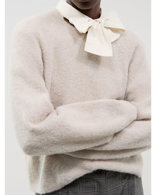 Marella White Alpaca Blend Ala Sweater