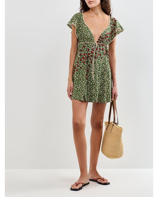 Free People Green Backroads Mini