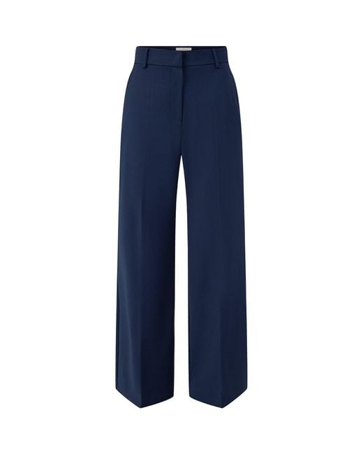 Weekend by Maxmara Blue Visivo Straight Leg Trousers