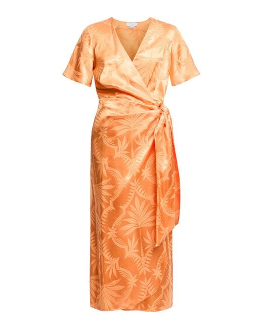 Never Fully Dressed Orange Women's Palm Vienna Dress