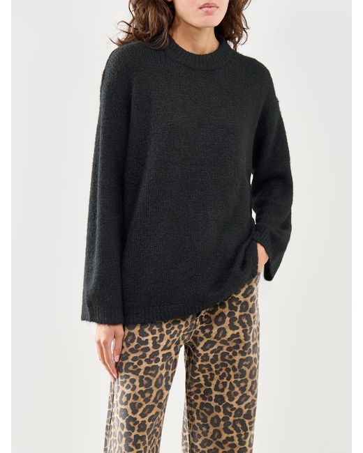 Pretty Lavish Black Cece Fluffy Jumper