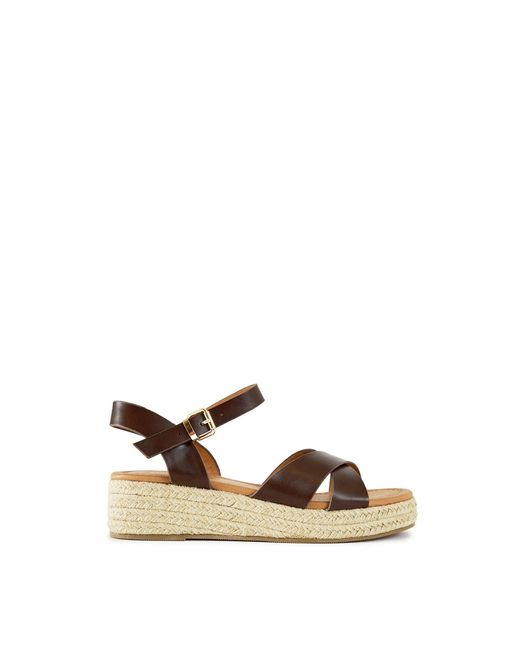 V.Gan Brown Pekoe Espadrille Wedge Sandals