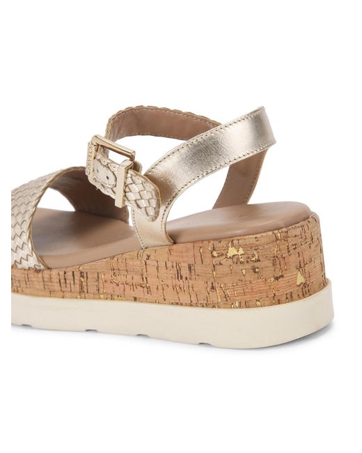 Carvela Kurt Geiger White Serenita Weave Sandal