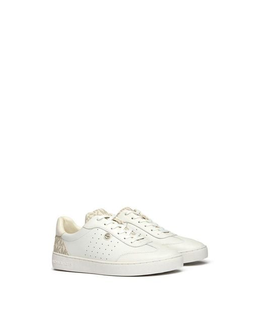 Michael Kors White Scotty Trainers