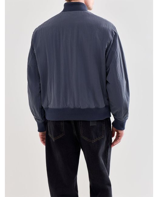 SELECTED Blue Dylan Bomber Jacket for men