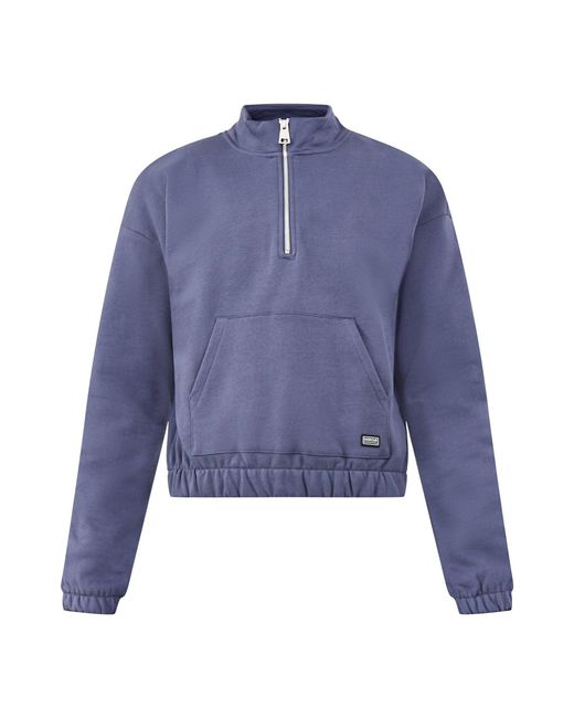 Barbour Blue Nova Half Zip Sweatshirt