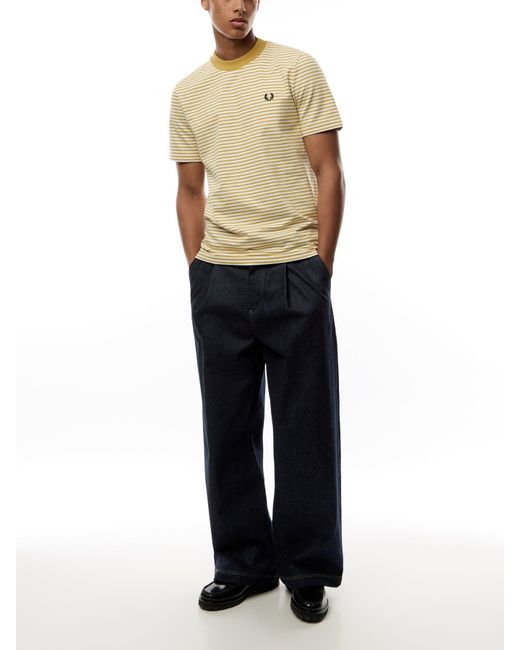 Fred Perry Multicolor Fine Stripe T-Shirt for men