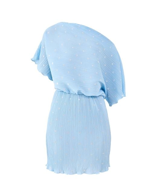 Never Fully Dressed Blue Ice Mini Tilly Dress