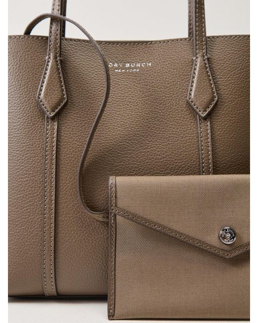 Tory Burch Brown Perry Small Tote Bag