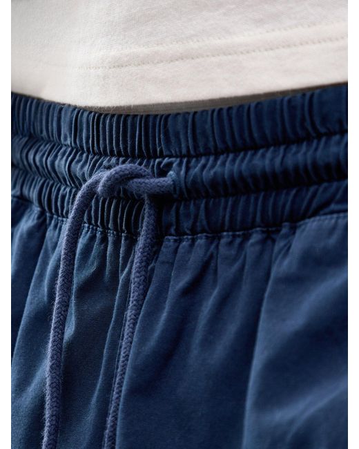 COLORFUL STANDARD Blue Organic Twill Shorts for men