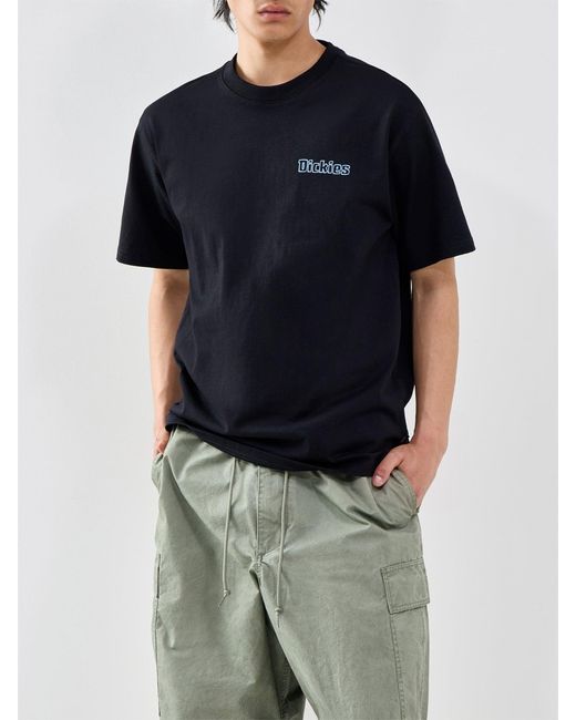Dickies Blue Fairlawn Ss Tee for men