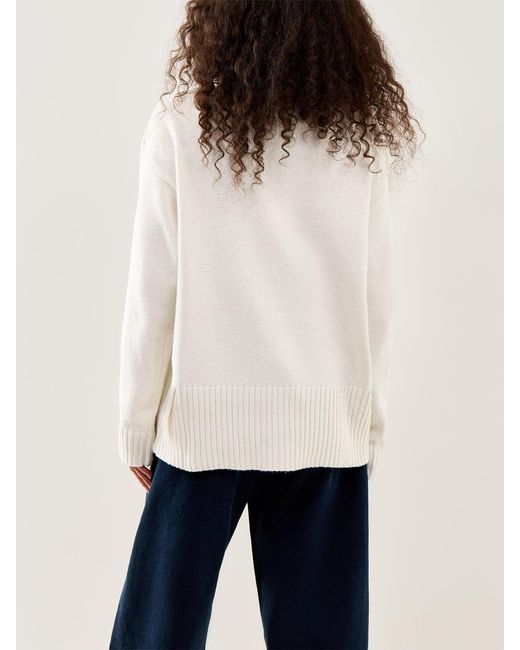 Pretty Lavish White Claudia Zip Up Cardigan