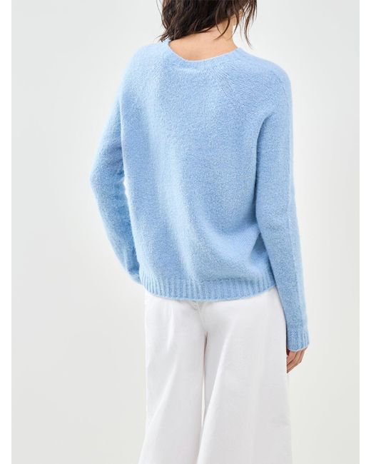 Weekend by Maxmara Blue Ghiacci Crew Neck Jumper