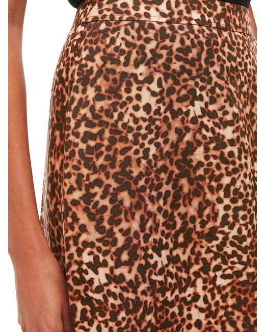 Whistles Multicolor Women's Marble Spot Front Split Skirt