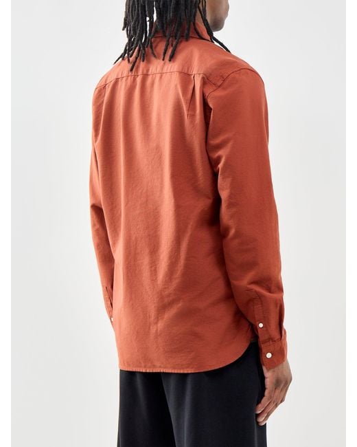 Fred Perry Red Oxford Shirt for men