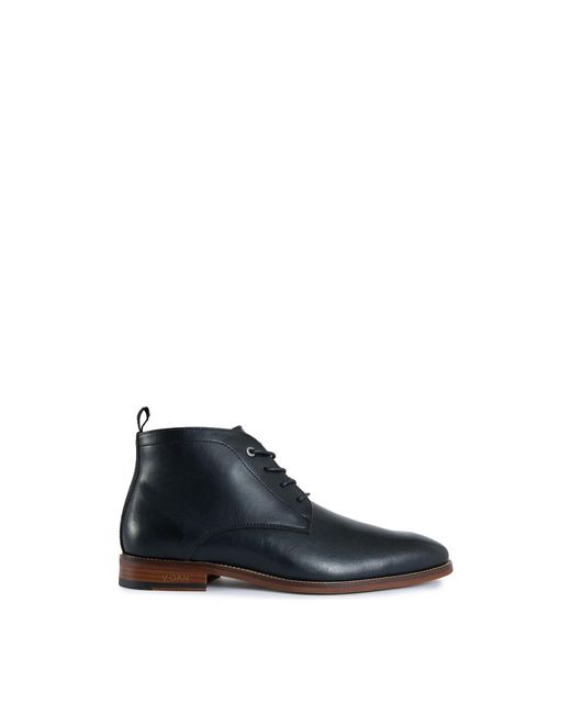 V.Gan Blue Espresso Chukka Boots for men