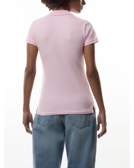Polo Ralph Lauren Pink Julie Mesh Polo Shirt