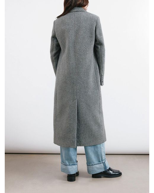 Albaray Gray Double Breasted Coat