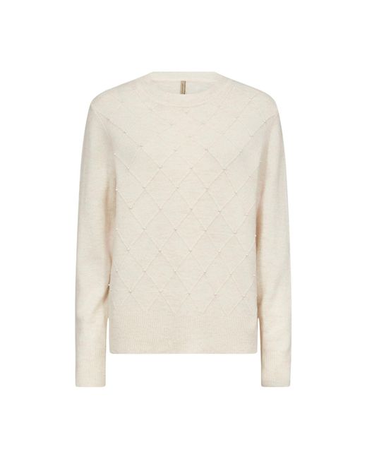 Soya Concept White Women's Nessie Embellished Jumper