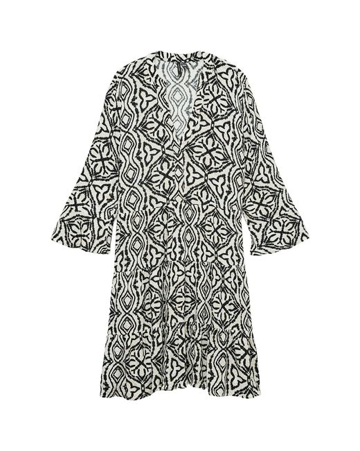 Vero Moda White Short V-Neck Dress Pattern