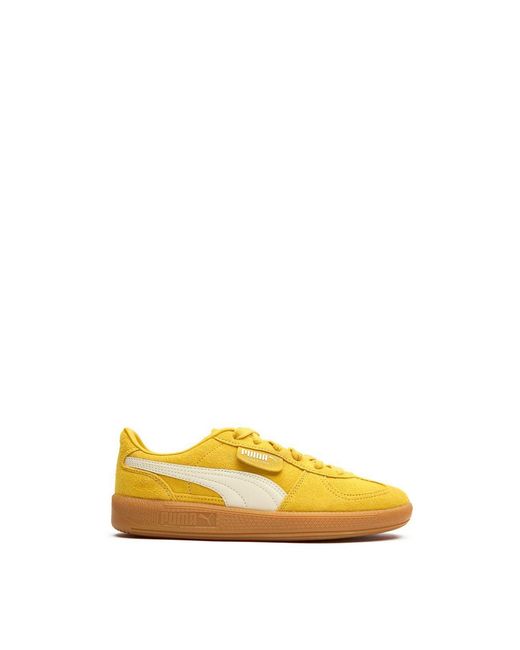 PUMA Yellow Palermo Trainers