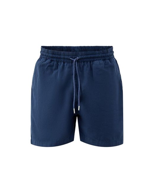 COLORFUL STANDARD Blue Organic Twill Shorts for men