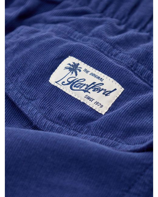 Hartford Blue Jog Shorts for men