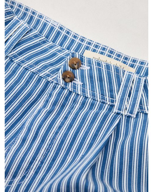Nobody's Child Blue Albie Twill Shorts