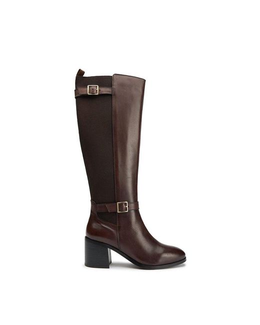 Sole Black Gotta Elasticated Knee High Boots