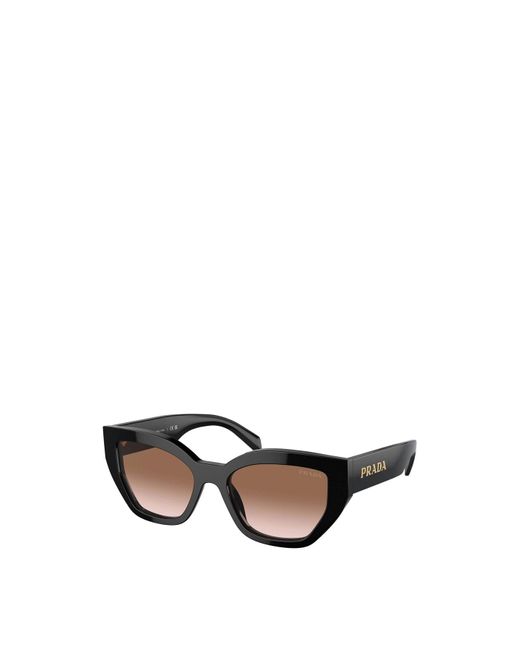 Prada White Pr A09S Acetate Cate Eye Sunglasses