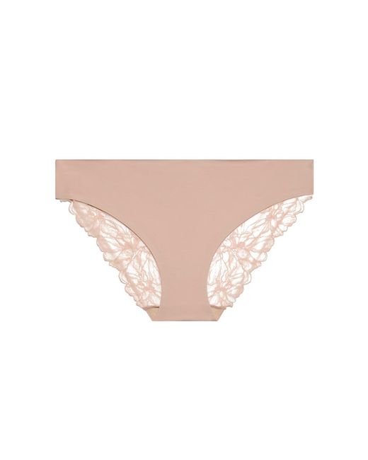 Calvin Klein Pink Perfectly Fit Lace Bikini