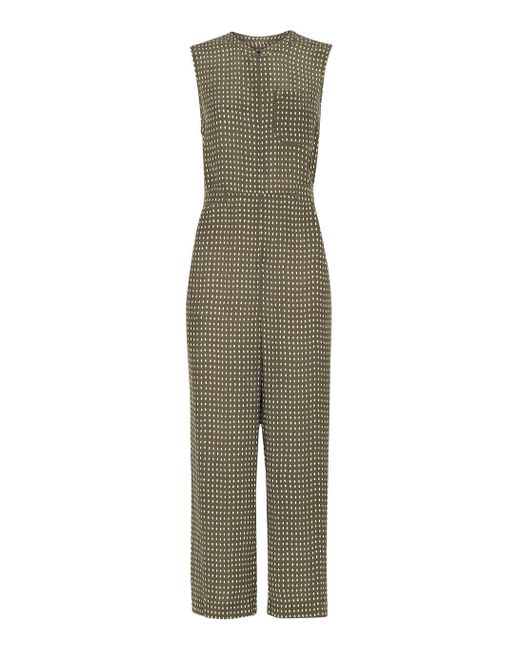 Whistles Green Women's Oval Spot Josie Jumpsuit