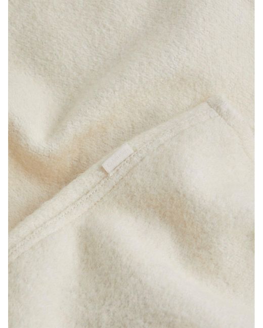 Calvin Klein White Relaxed Boucle Heavyweight Overshirt for men