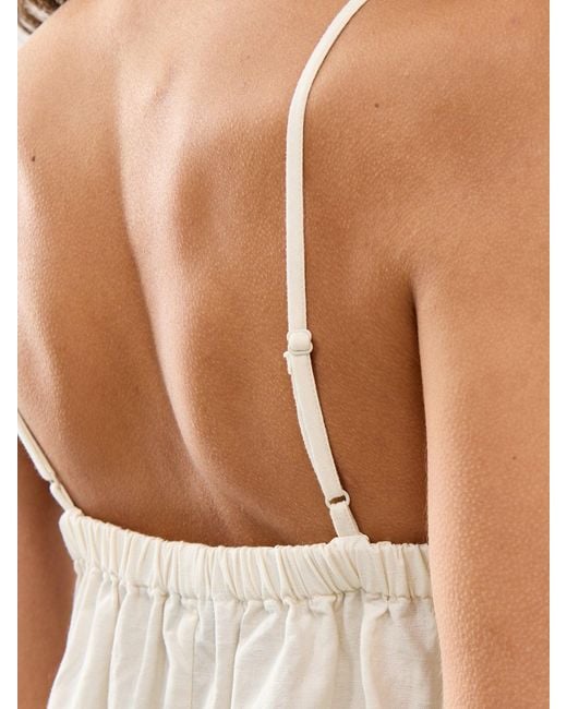Seafolly Natural Bandeau Maxi Dress Cream