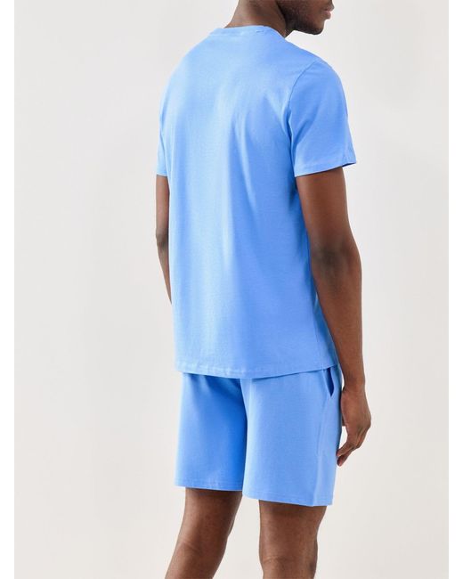 Polo Ralph Lauren Blue Sleep Shorts for men