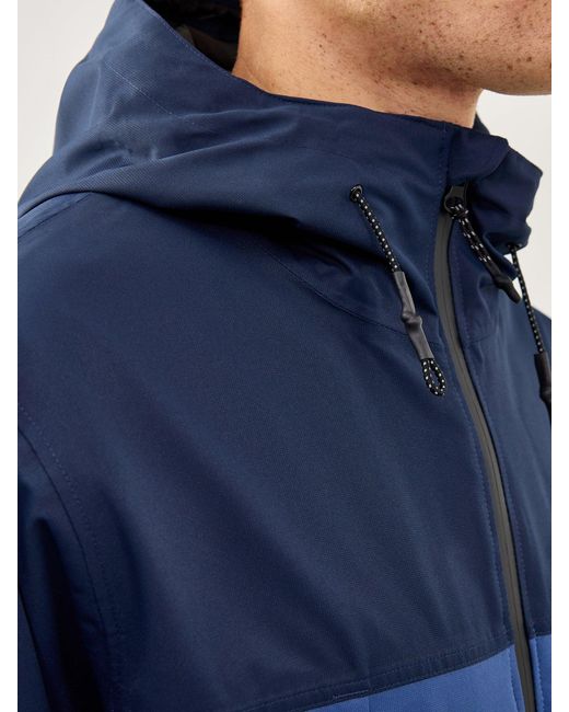 Polo Ralph Lauren Blue Colourblock Hooded Padded Jacket Multi for men