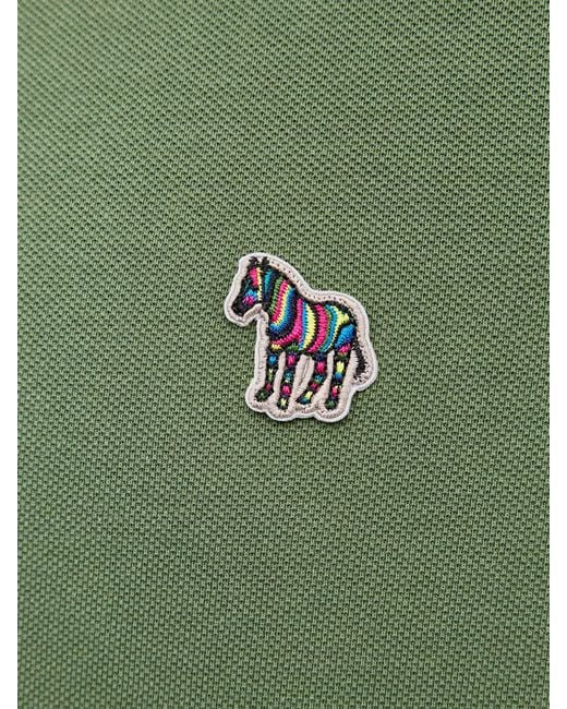 Paul Smith Green Zebra Polo Top for men