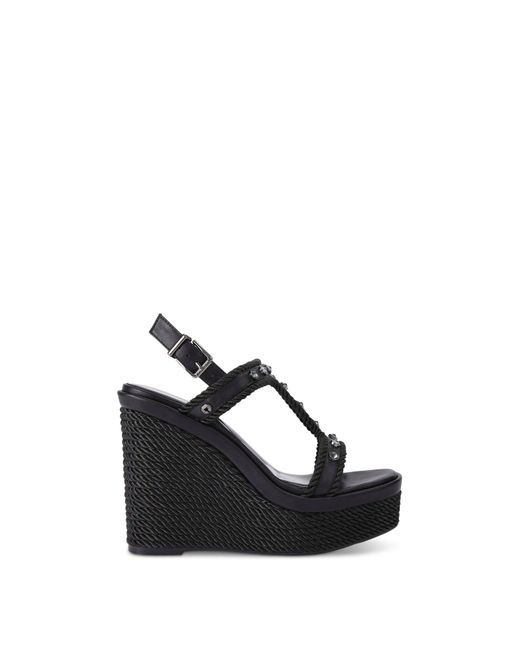 Carvela Kurt Geiger Black Sorella Wedge