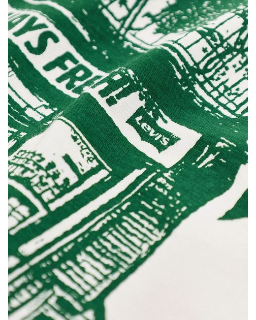Levi's White Vintage Fit Graphic T-Shirt Cream for men