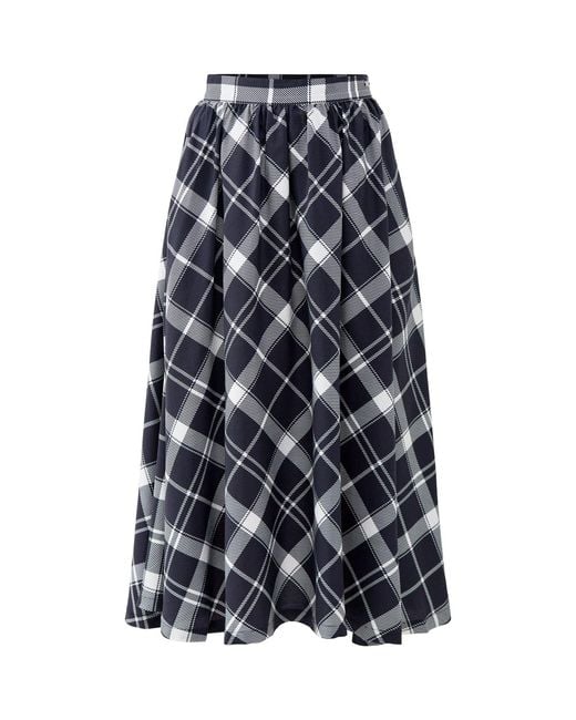 Barbour Blue Baiton Midi Skirt
