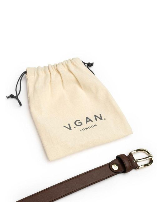 V.Gan White Vegan Belt Bag