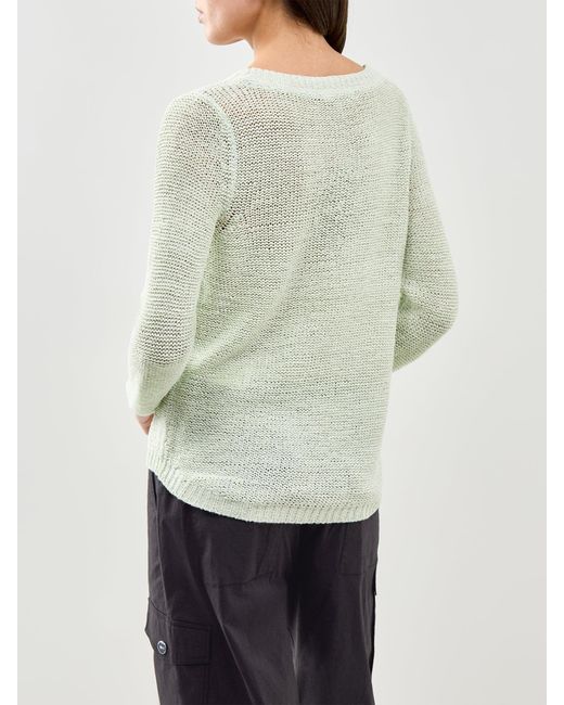 ONLY Green Geena Long Sleeve Knit Jumper