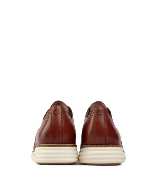 Cole Haan Brown Men's Zerogrand Remastered Wing Tip Oxford Shoes for men