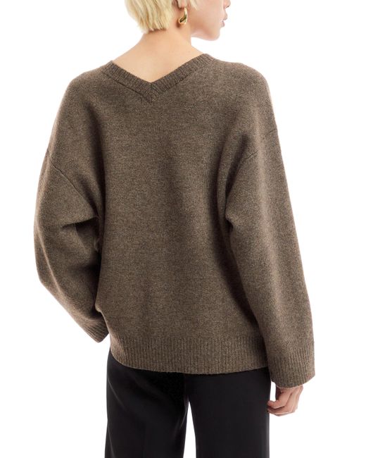 Pretty Lavish Brown Makai Oversized Cardigan