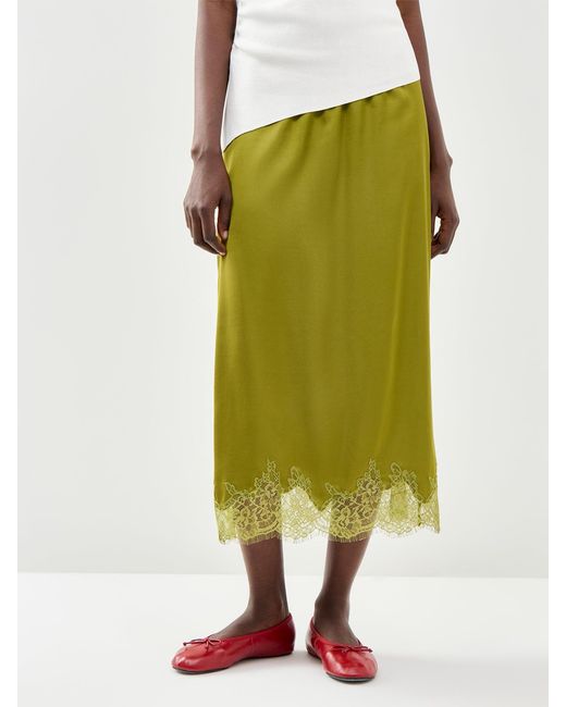 Nobody's Child Green Halo Midi Skirt