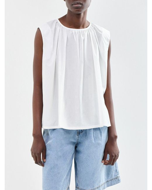 FRNCH White Caloggero Top