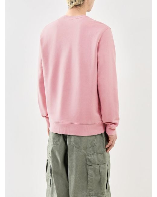 Levi's Pink Original Crew Neck Sweatshirt for men