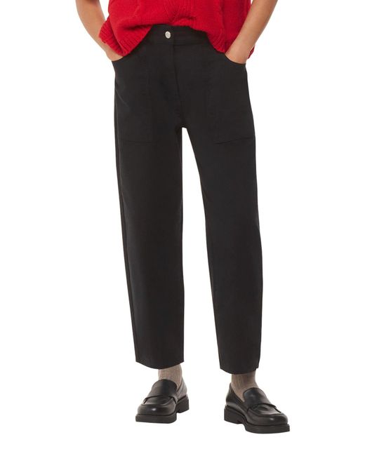 Whistles Blue Tessa Casual Trouser