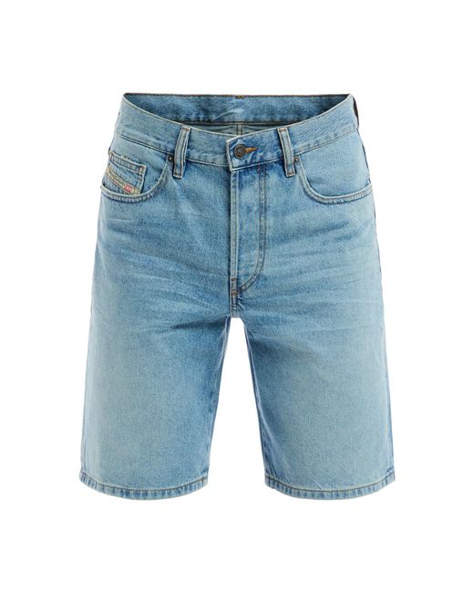 DIESEL Blue Men's Regular Denim Shorts for men