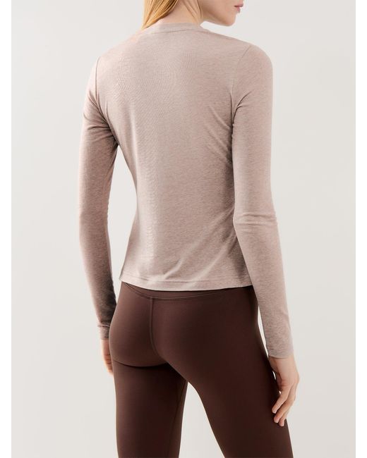 Varley Natural Edna Long Sleeve Fitted Tee